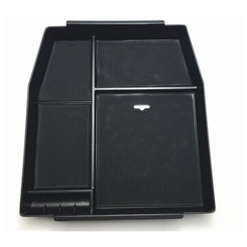 Black Interior Armrest Storage Box Holder For Ford F150 F-150 2015 2016 2017