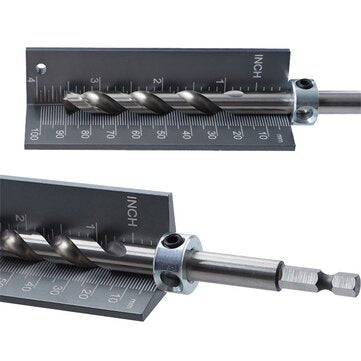 Aluminum Alloy Drill Bit Limit Ring Locator Metric And Inch Double Scale Saw Blade Height Measuring