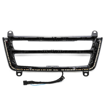 Illuminated LED Dual Color AC Radio Trim Retrofit For BMW 3 4 M3 M4 Series F30 F31 F32 F33 F34 F36 F
