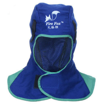 Flame Retardant Safey Helmet Welding Neck Protective Hood Welder Head Cap Cover (COLOR.: ROYAL)