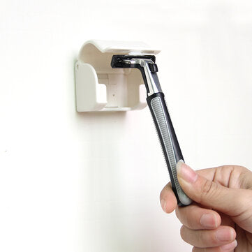 Honana Shaver Suction Cup Razor Rack Bathroom Sticky Razor Holder Shaver Hanging Storage Rack