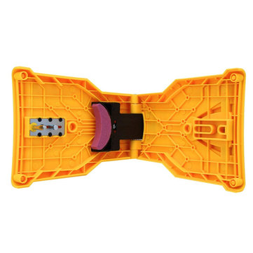 Yellow Chainsaw Teeth Sharpener Plastic Chainsaw Sharpener Bar-Mount Chainsaw Chain Sharpening Kit