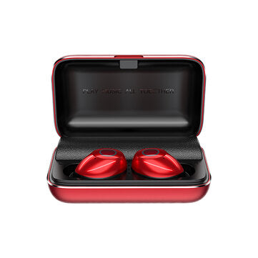[Free Adapter] JR-T07 True Wireless Earphone Touch Control Aluminum Alloy Super Bas... (COLOR.: RED)