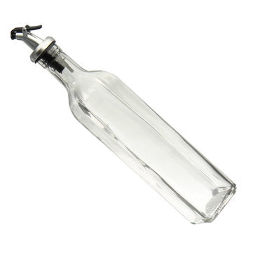 500ml 18oz Glass Olive Oil And Vinegar Dispenser Pourer Bottle Filler Kitchen Cooking Tools