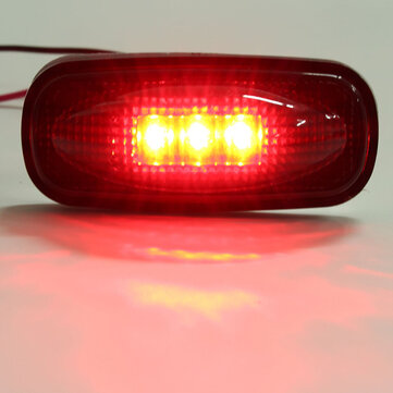 For Ford F350 F450 LED Fender Bed Side Marker Lights Lamps Smoke Lens (COLOR.: RED)