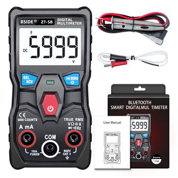 BSIDE ZT-5B Wireless Digital Multimeter Fully Auto-Ranging True RMS 6000 Counts Voltmeter Voltage Am