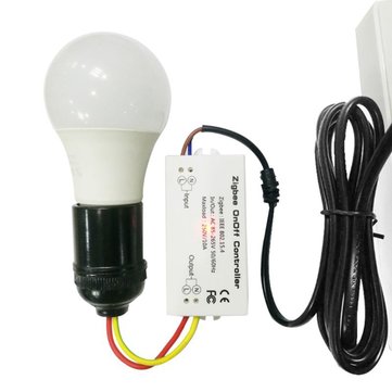 Zig.Bee AC85-265V 10A On/Off Controller Smart Light Switch Remote Control Home Module Work With Alex