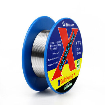 MECHANIC 50g 0.5/0.6mm Rosin Core Lead-Free Solder Wire 138 Real Low Melting... (DIAMETER: 0.6MM)