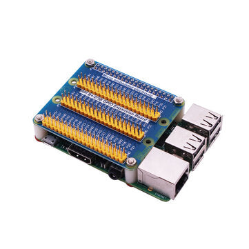 YAHBOOM GPIO Expansion Extension Board One Row to Be Three Rows for Raspberry Pi 4/3/2/1