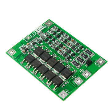 4S 40A Li-ion Lithium Battery 18650 Charger PCB BMS Protection Board with Balance For Drill Motor 14