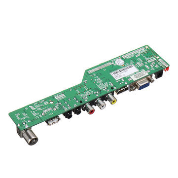 Digital Signal M3663.03B DVB-T2 Universal LCD TV Controller Driver Board TV/PC/VGA/HDMI/USB+7 Key Bu