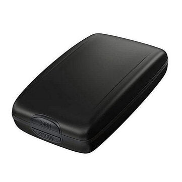 Metal RFID Card Holder Anti-Theft Hanging Credit Card Bag Metal Business Credit C... (COLOR.: BLACK)