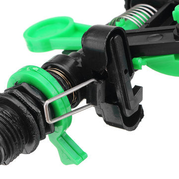 Drillpro 1/2 Inch 360 Degree Rotating Rocker Nozzle Controllable Angle Lawn Sprinkler