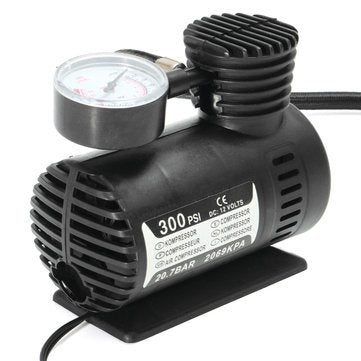 DC 12V 300Psi Portable Air Compressor Pump Tyre Inflator Electric Portable Pressure Pump