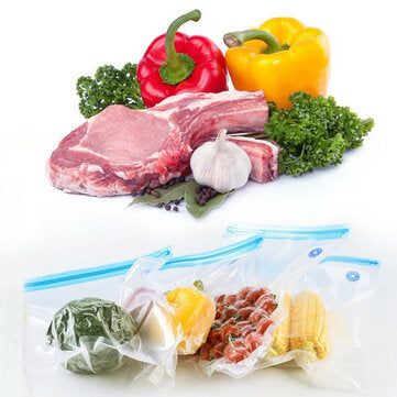 10Pcs Vacuum Storage Bag Space Saving Anti Pest Food Fruit Vegetables Organizer