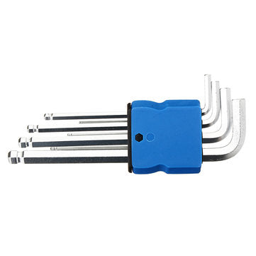 9pcs L Wrench Ball End Long Arm Hex Key Allen Wrench Set Powerful Repair Tool