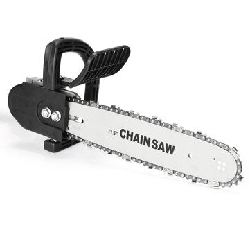11.5 Inch Chainsaw Bracket Woodworking Tool Change 100 Angle Grinder Into Chain Saw