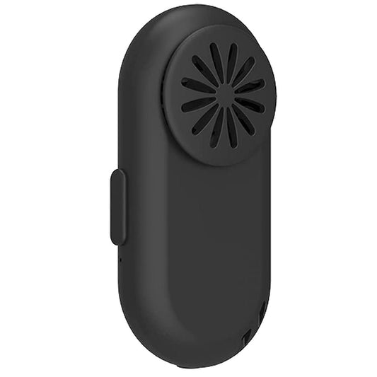 Air Purifier Mask Clip with Fan Breathe Cooler for Mask-black