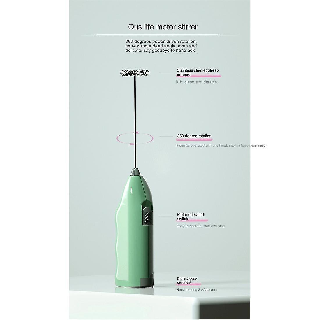 Gadgets Creamy Chocolate Cappuccino Electric Milk Frother Blue
