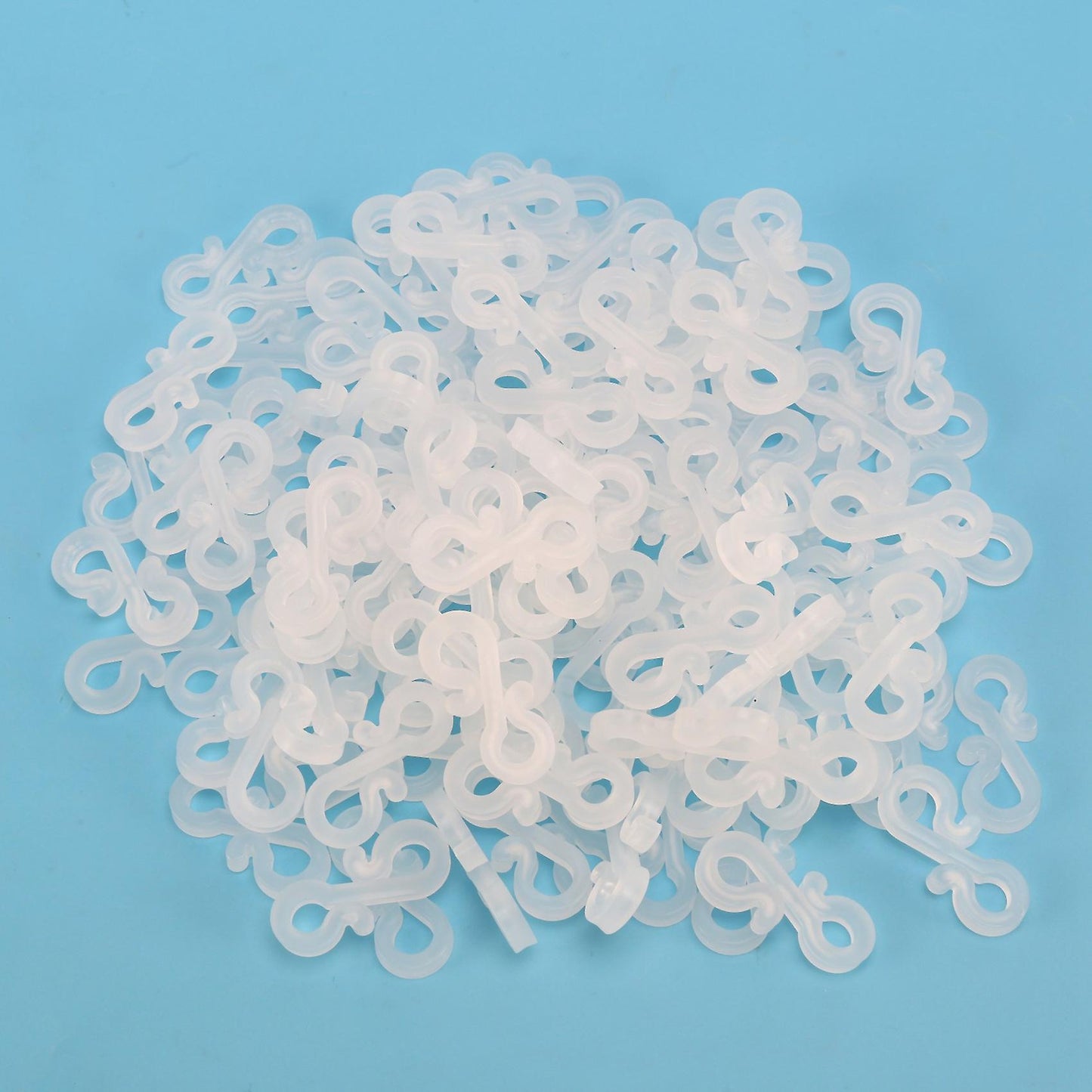 120pcs Plastic S Clips Gutter Hook, Christmas Light Clips for Gutters
