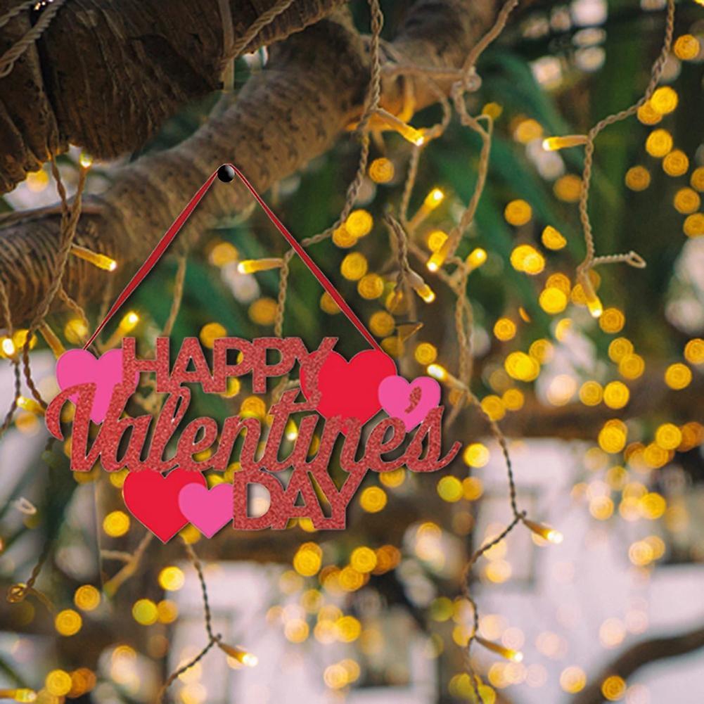 Happy Valentine Day Pendant Wall Door Pendant Home Party Ornaments