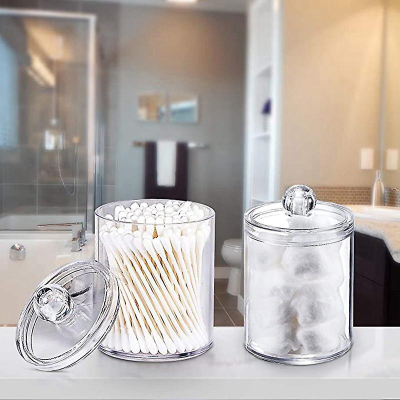2pcs Makeup Organizer Storage Box Bathroom Accessories