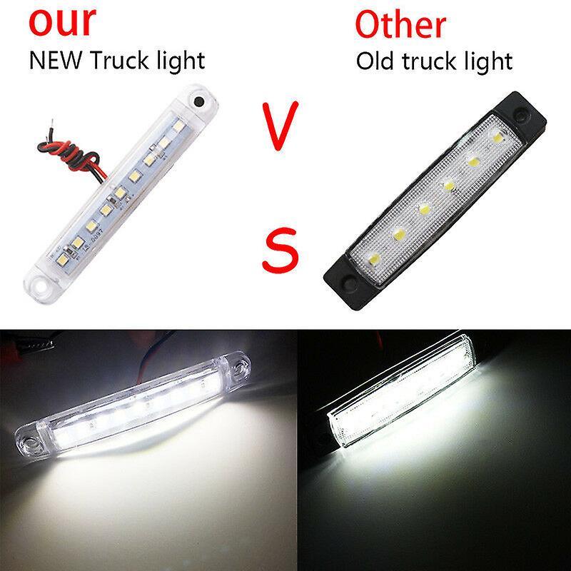 10pcs 9 Smd Led Truck Lamps Led Side Bus Marker Light 24v