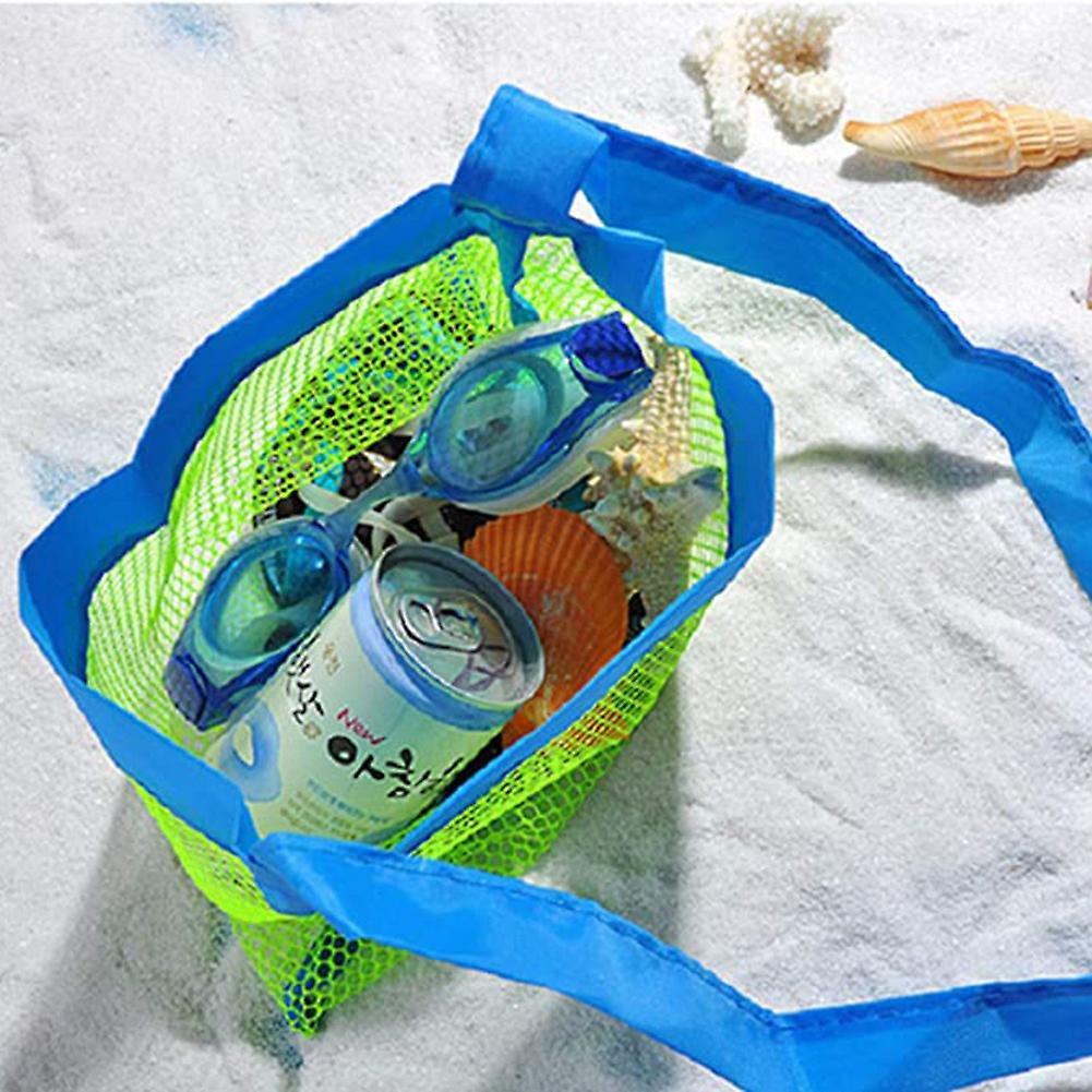 Large Capacity Sand Free Mesh Bag Children's Beach Toy Storage Bag