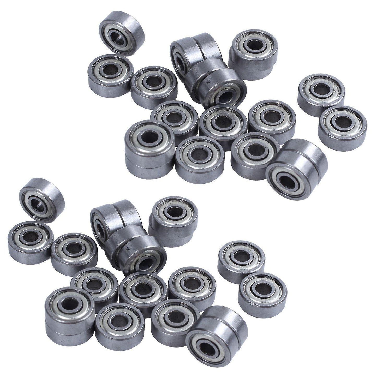 40 Pcs 624zz 4mm X 13mm X 5mm Carbon Steel Deep Groove Ball Bearings