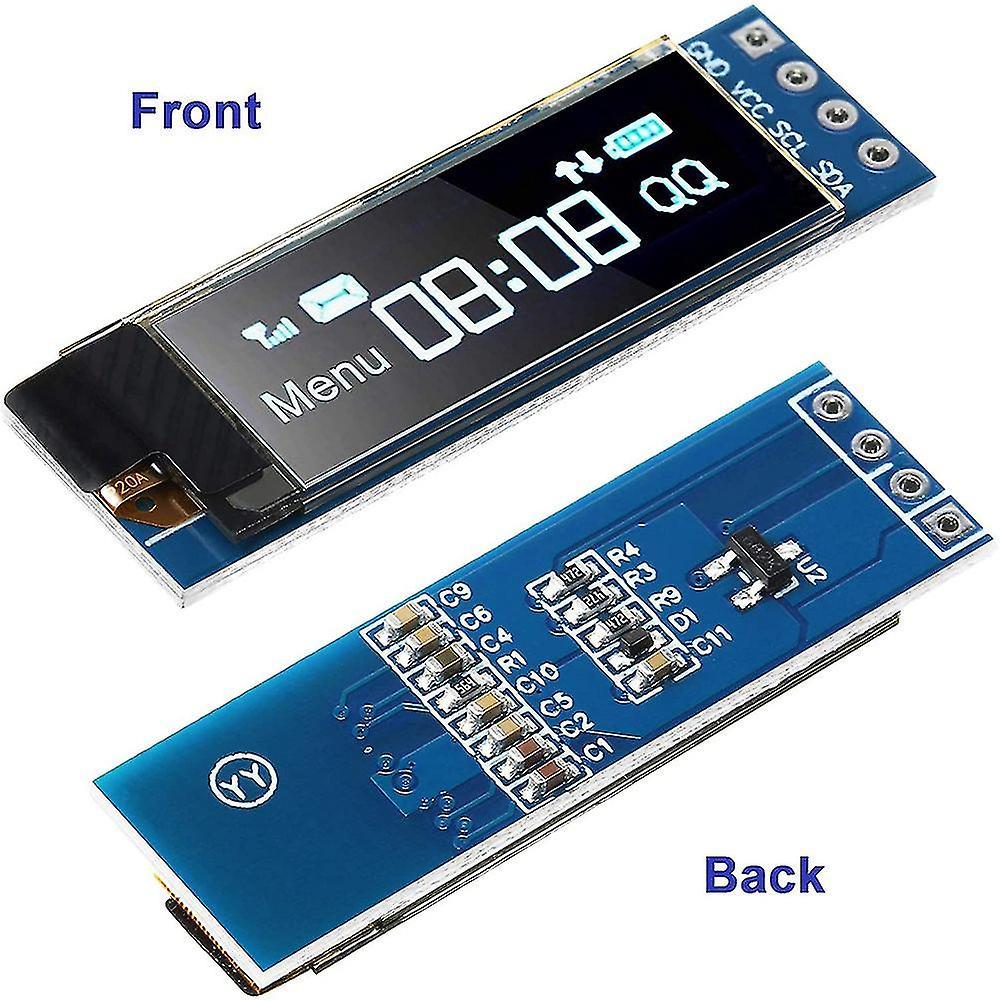 2 Pieces I2c Ssd1306 Oled Display Module Blue I2c Oled Screen Driver