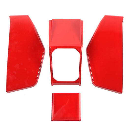 Car Gear Shift Panel Cover for Suzuki Jimny 2019-2022, Red