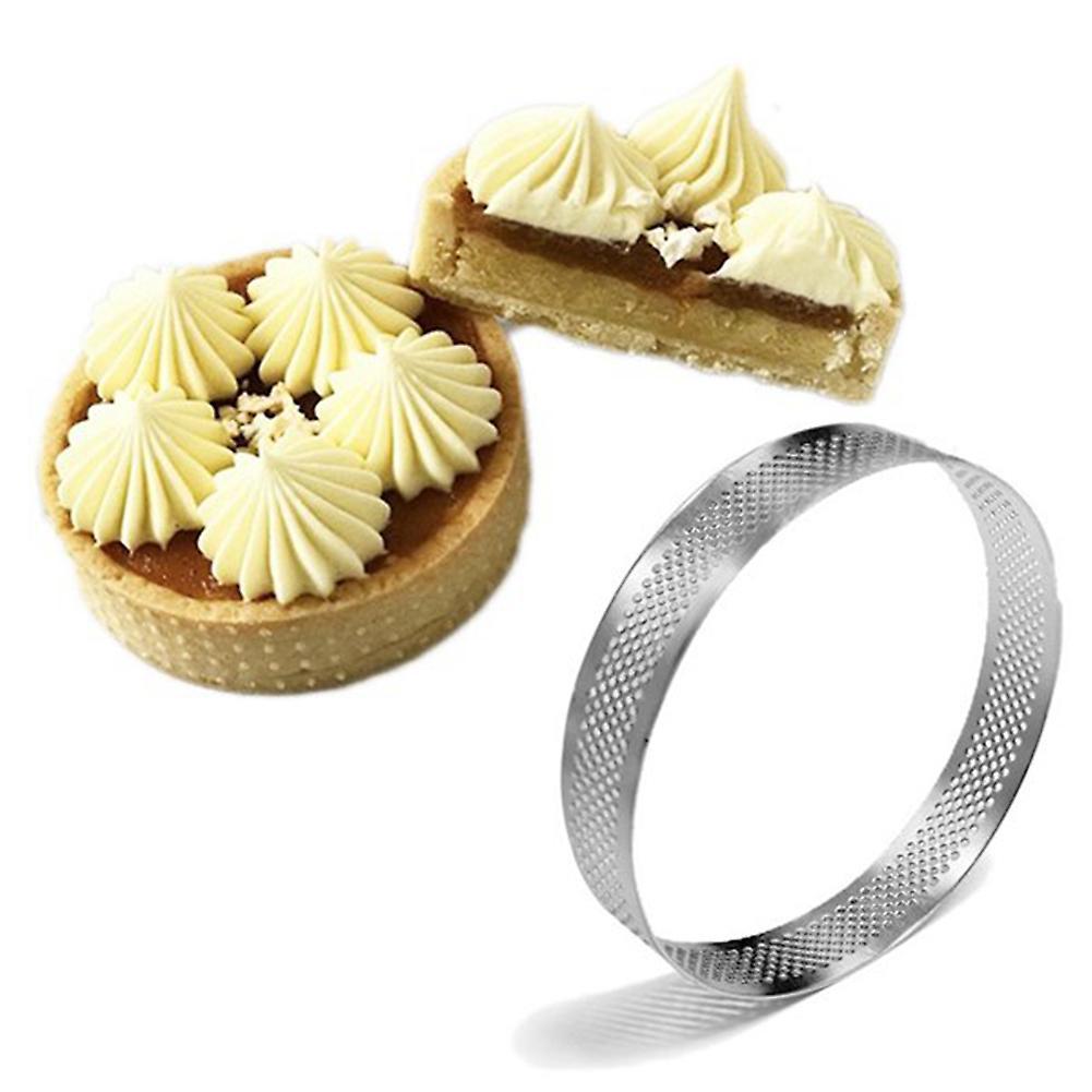 304 Punching Stainless Steel Mousse Ring Baking Round Cake Mould