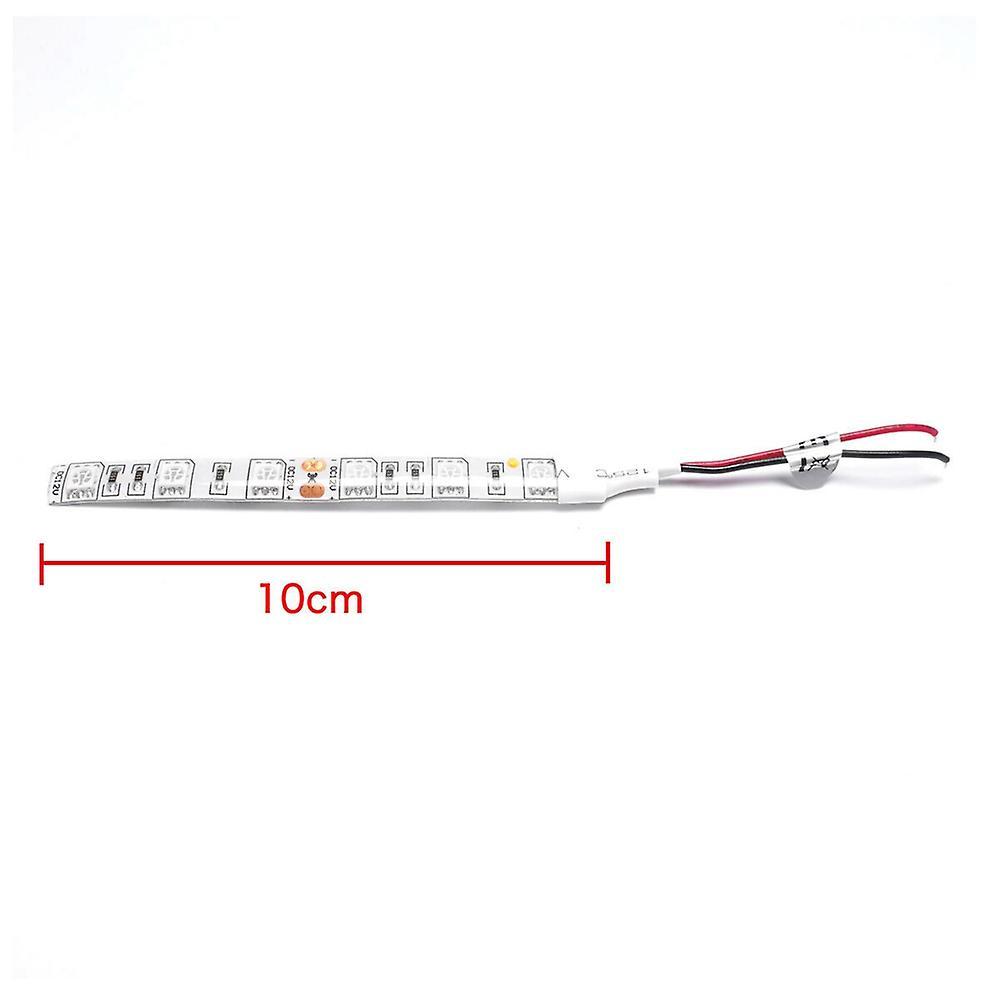 5pcs 10cm Waterproof Warm White 5050 Led Strip Lights Dc 12v Boat Car