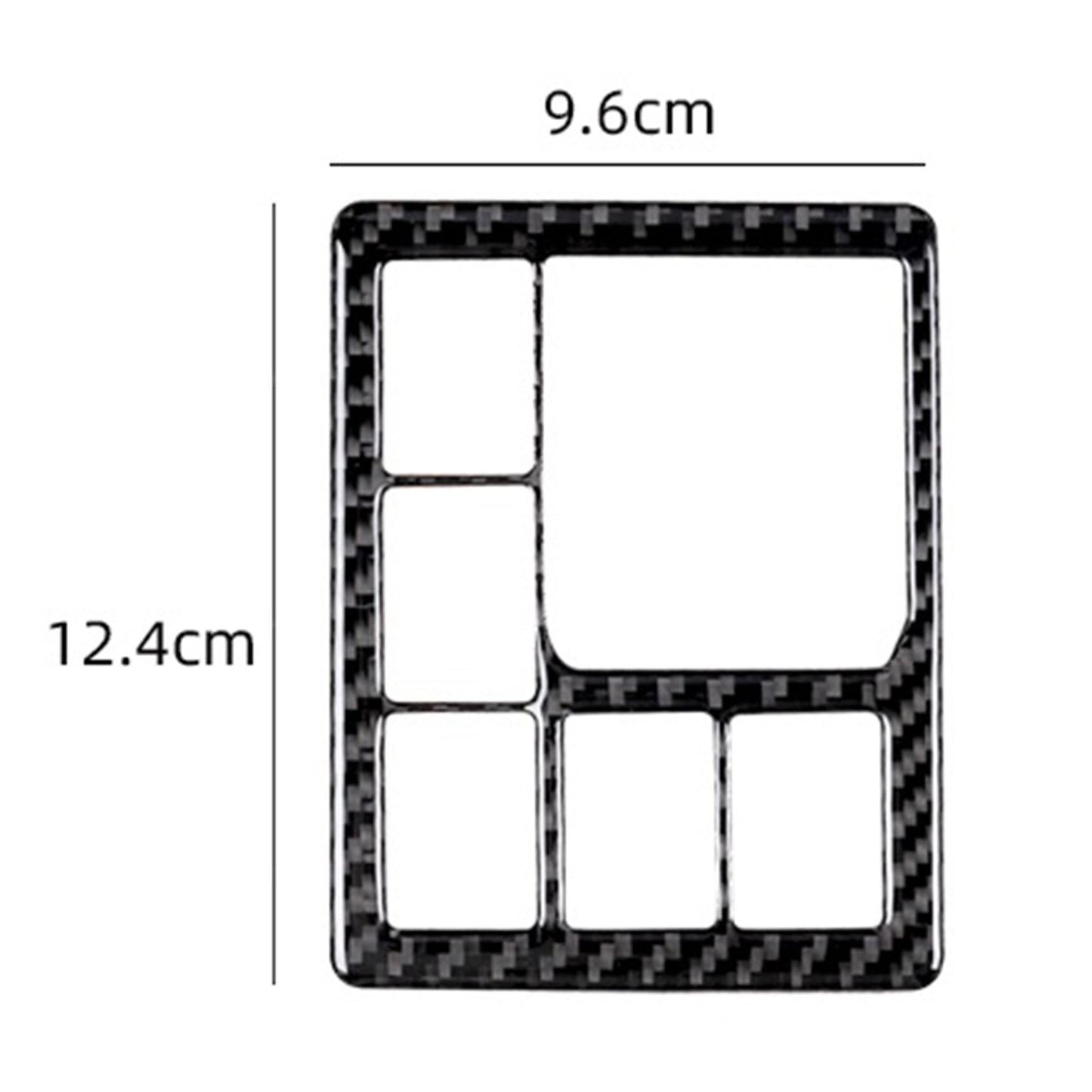 Car Headlight Switch Button Frame Trim Adjustment Cover Sticker