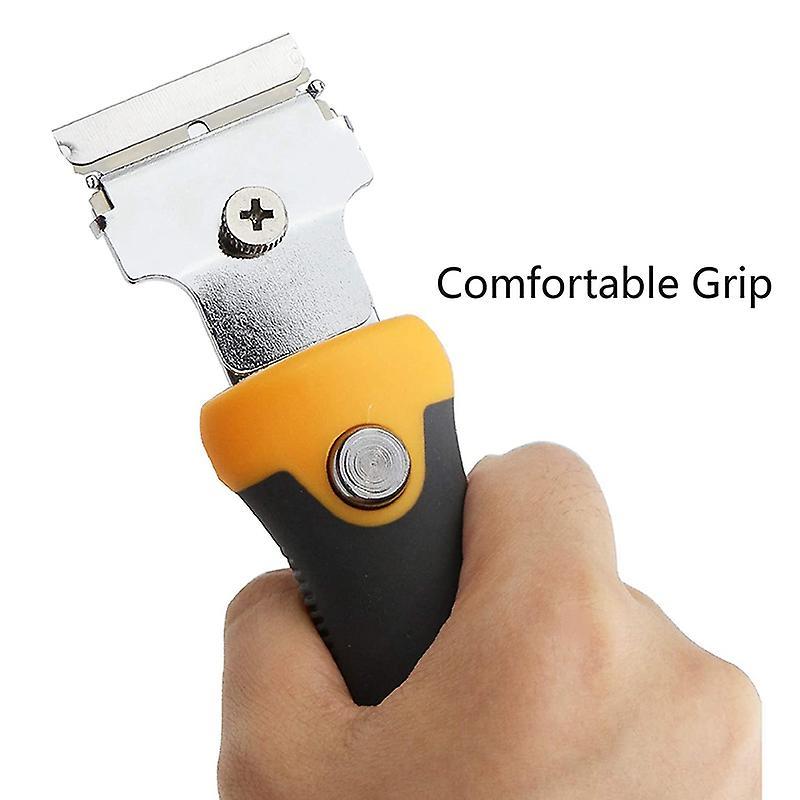 Razor Scraper Set with Cover &4pcs Cleaning Tool for Stickers, Caulk
