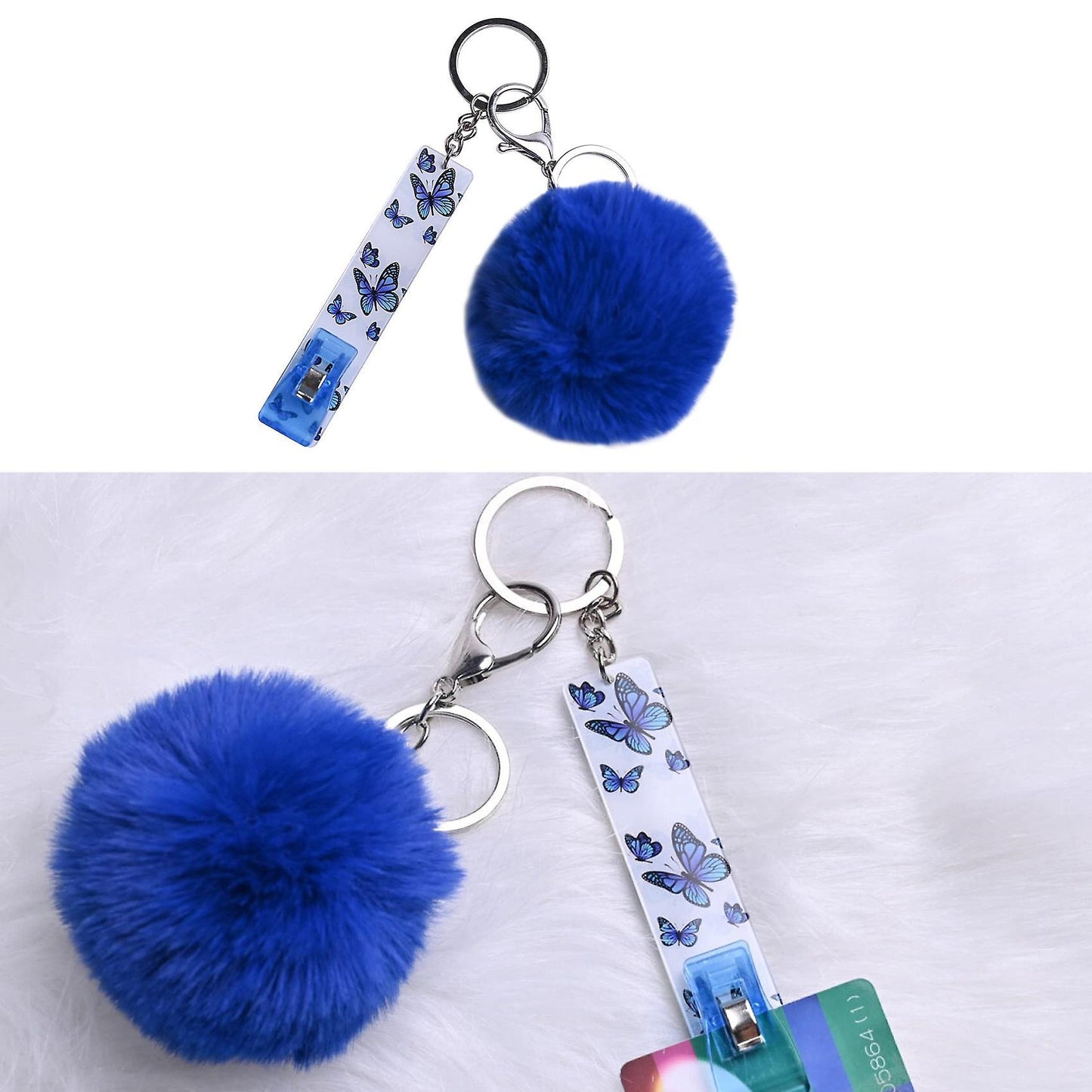 Card Grabber Keychain Puller for Long Nails Atm Card Clip for Women