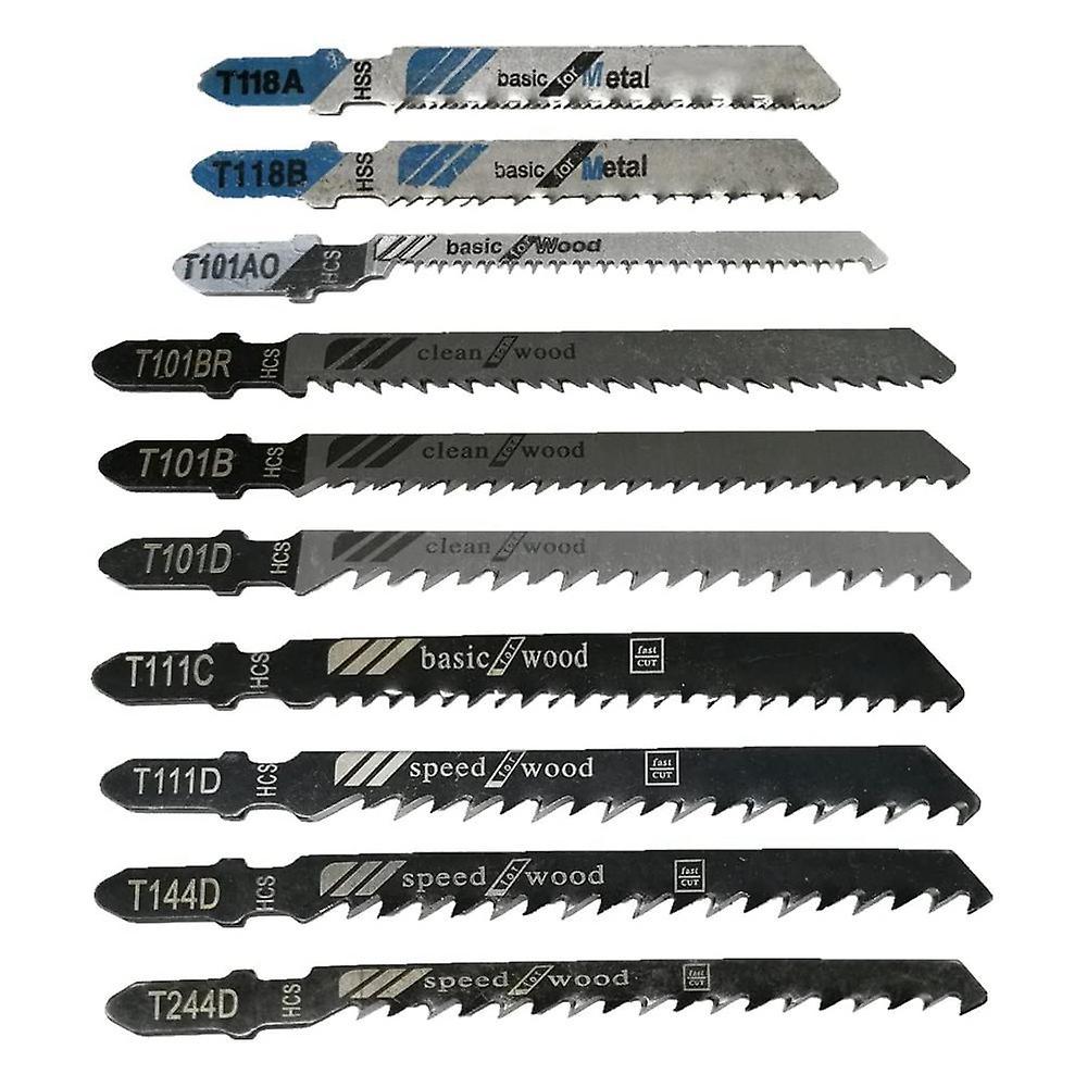 20 Pcs T-shank Jigsaw Blades Set, Jig Saw Blades Fits Most T Shank