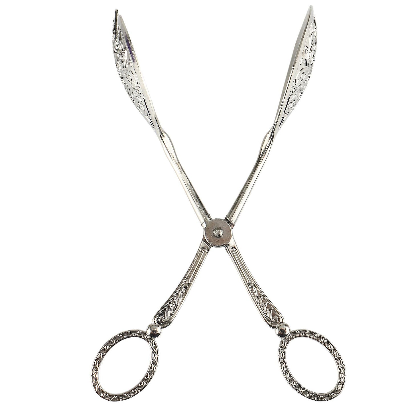 Snacks Salad Bread Pastry Baking Fruit Salad Cake Clips,round Silver