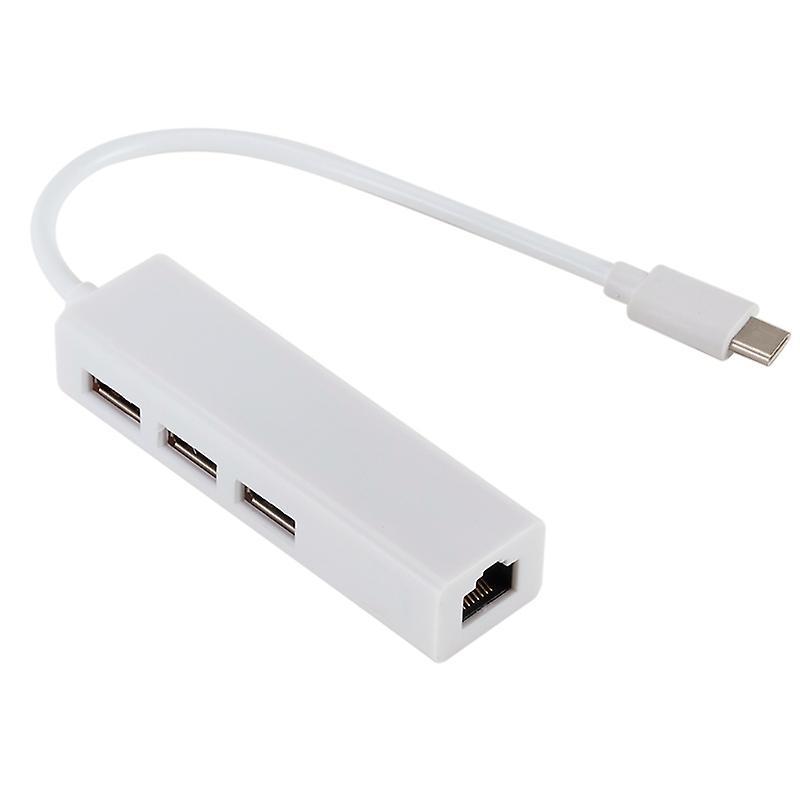 Adapter with Type C Usb2.0/3.0/pd 3 Ports Rj45 for Macbook Usb-c Type