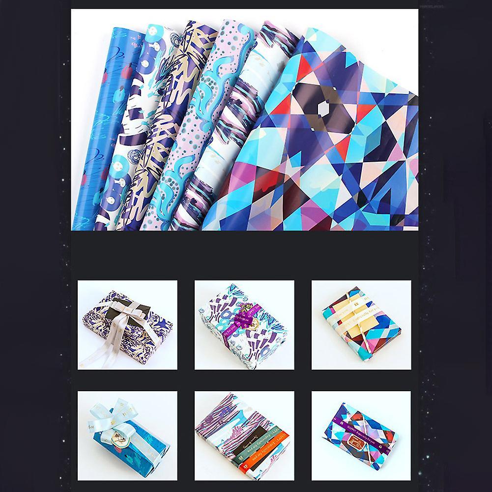 Pet Pattern Birthday Wrapping Paper 6pcs,present Gift Wrapping Papers