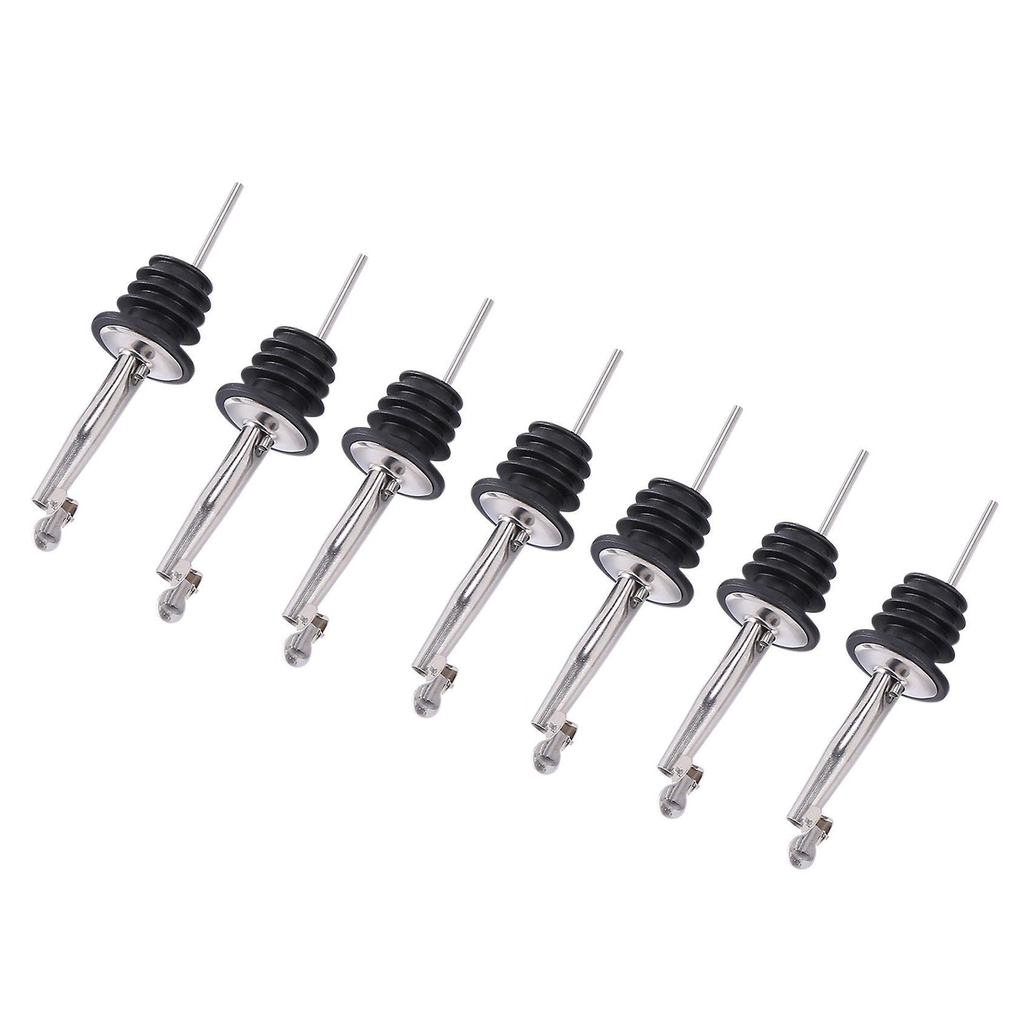 7 Pack Liquor Bottle Pourers,316 Stainless Steel Bottle Liquid Pourer