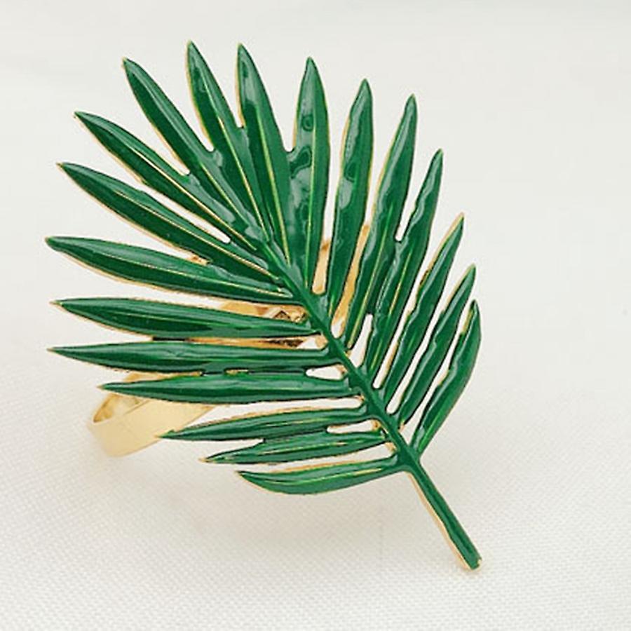 6pcs/lot New Napkin Ring Sunflower Circle Plant Buckle Meal Desktop