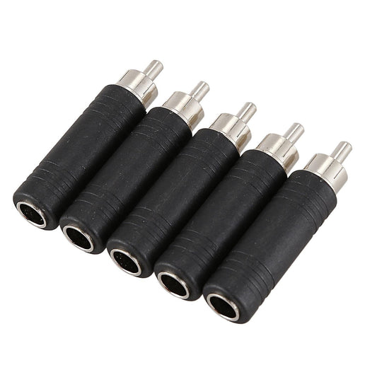 Male Stereo to 2 Dual Rca Female Y Splitter Audio Adapter Converter