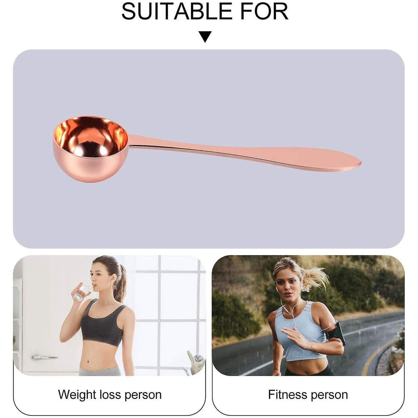Stainless Steel Coffee Measuring Spoon Weighing Gram Milk Spoon