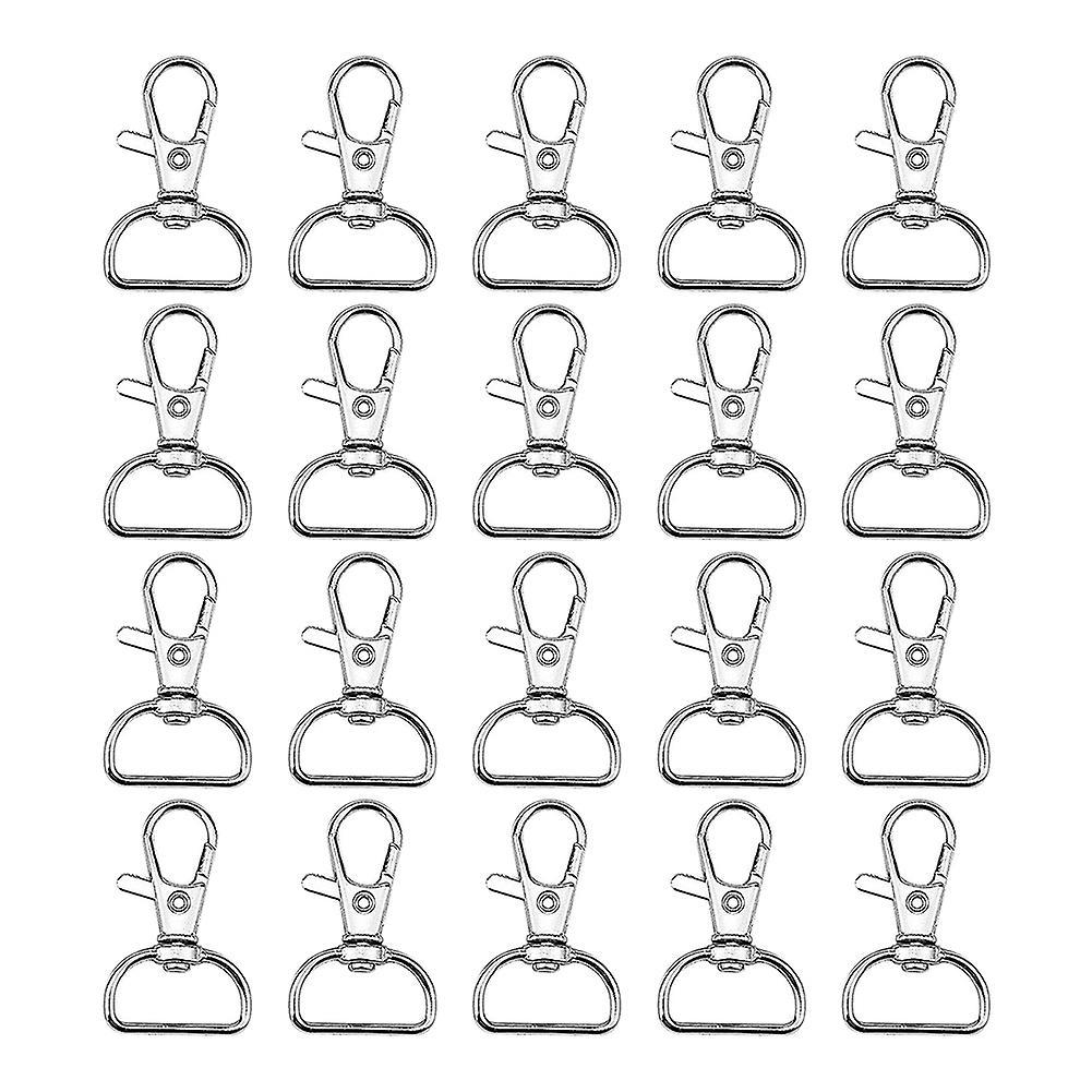 20 Pieces Twist Locks Lanyard Snap Hooks, Premium Keychain Clip Hook