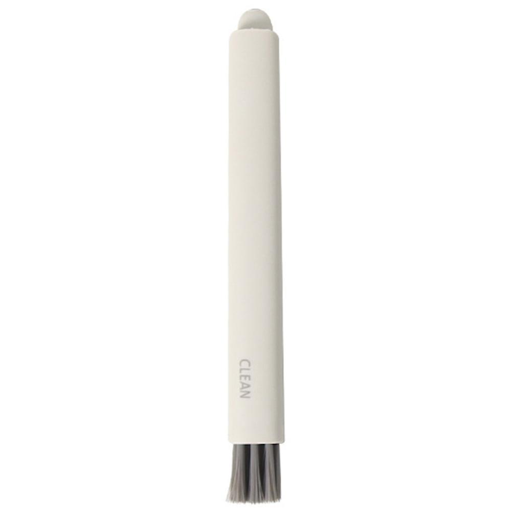 Coffee Machine Crevice Cleaning Brush Plastic Long-handled Bean,white