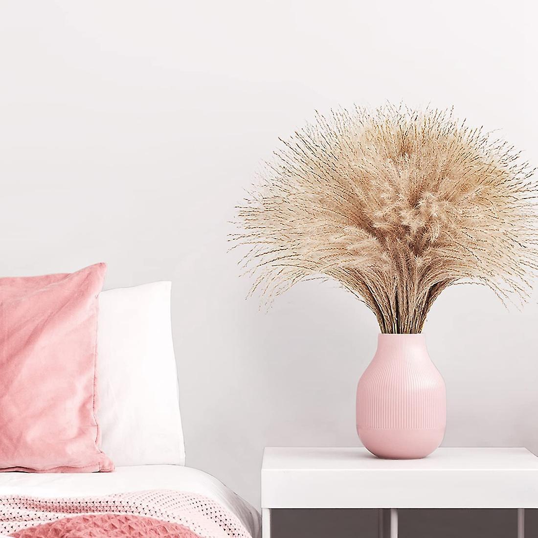 60pcs Pampas Grass, Fluffy Pampas Grass Decor.manually Selected Dried