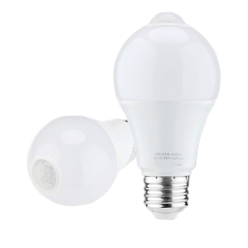 12w Motion Sensor Light Bulb,outdoor/indoor Movement
