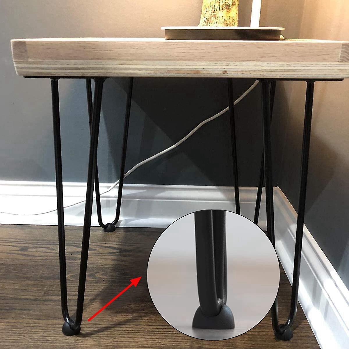 10 Pcs Hairpin Leg Protector Feet for 10-12mm Hairpin Table Legs Diy