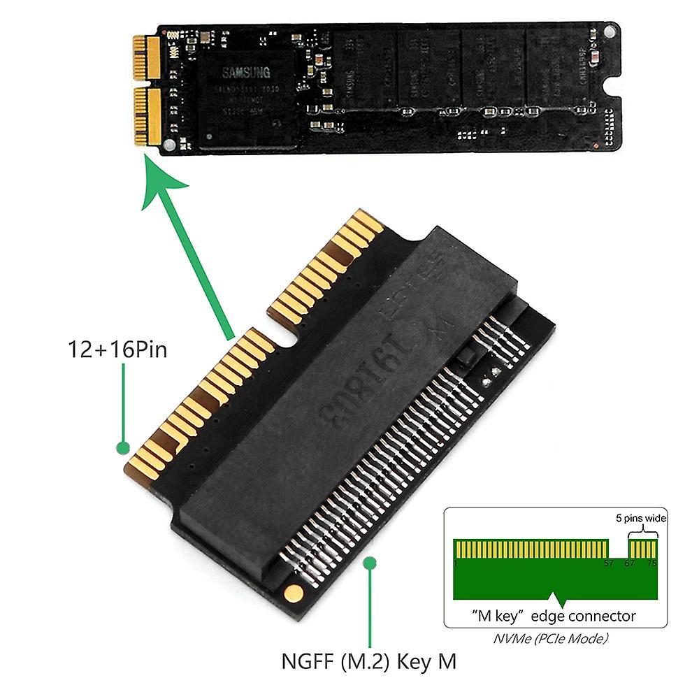 M.2 Nvme Ssd Convert Adapter for Macbook Air Pro Nvme/ahci Ssd Kit